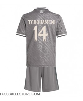 Günstige Real Madrid Aurelien Tchouameni #14 3rd trikot Kinder 2024-25 Kurzarm (+ Kurze Hosen)